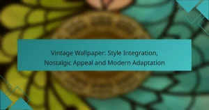 Vintage Wallpaper: Style Integration, Nostalgic Appeal and Modern Adaptation